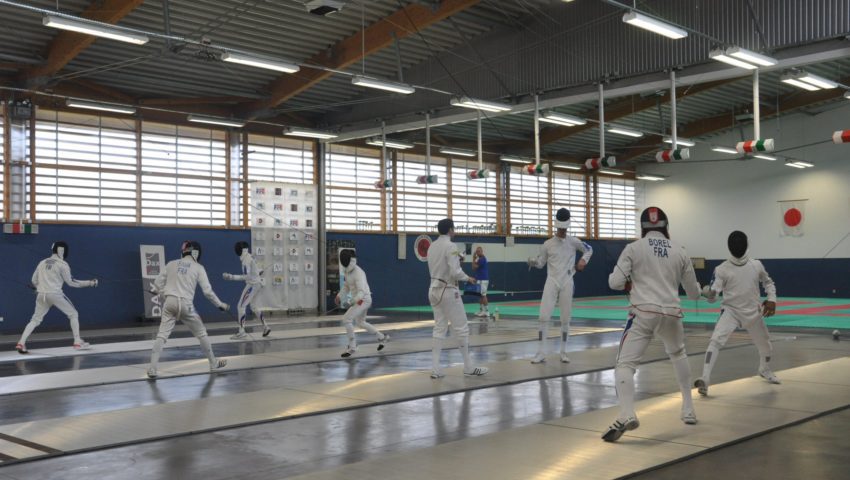 2012 Dax Equipe de France salle d'armes