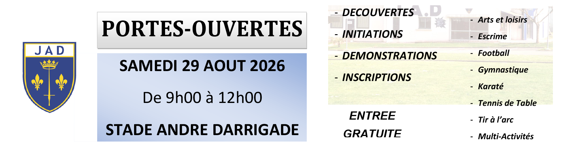 Portes ouvertres